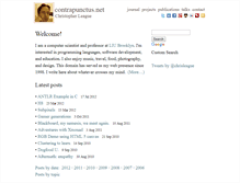 Tablet Screenshot of contrapunctus.net